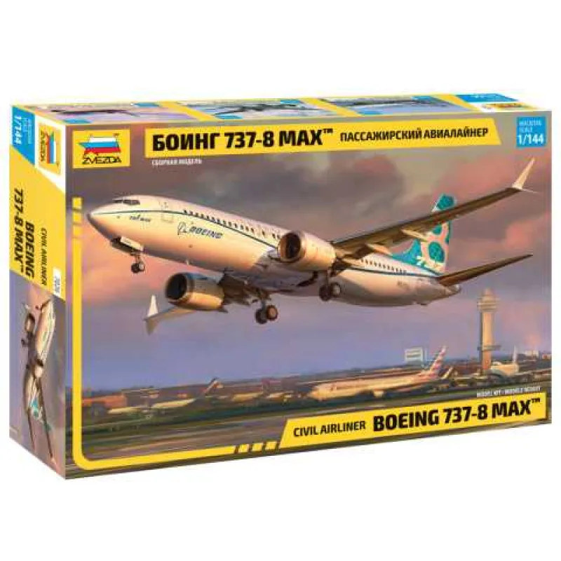 Zvezda Model Kit lietadlo 7026 - Boeing 737-8 MAX (1:144)