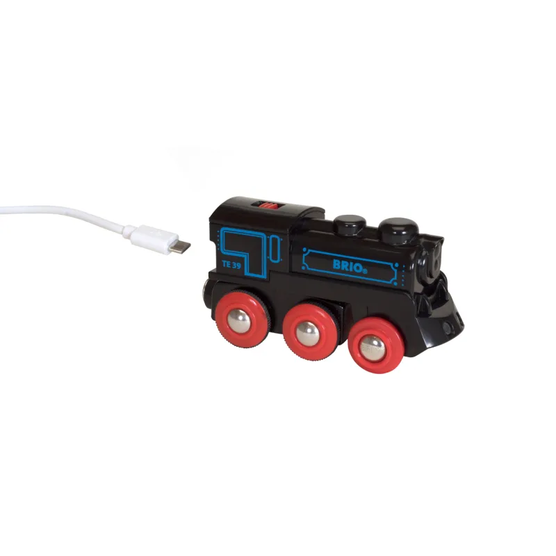 Brio 33599 Elektrická lokomotíva nabíjateľná cez mini USB kábel