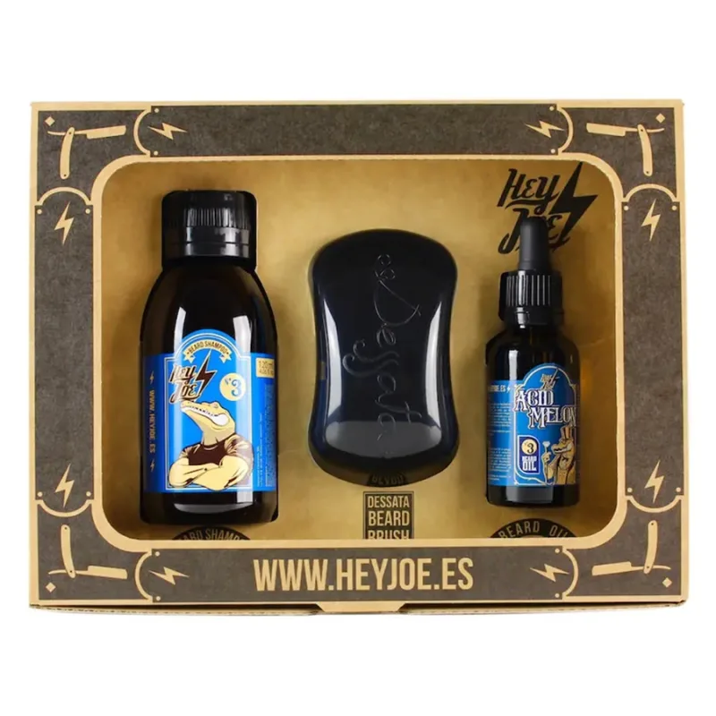 HEY JOE! Súprava na fúzy HEY JOE Bearded survival kit Acid melon