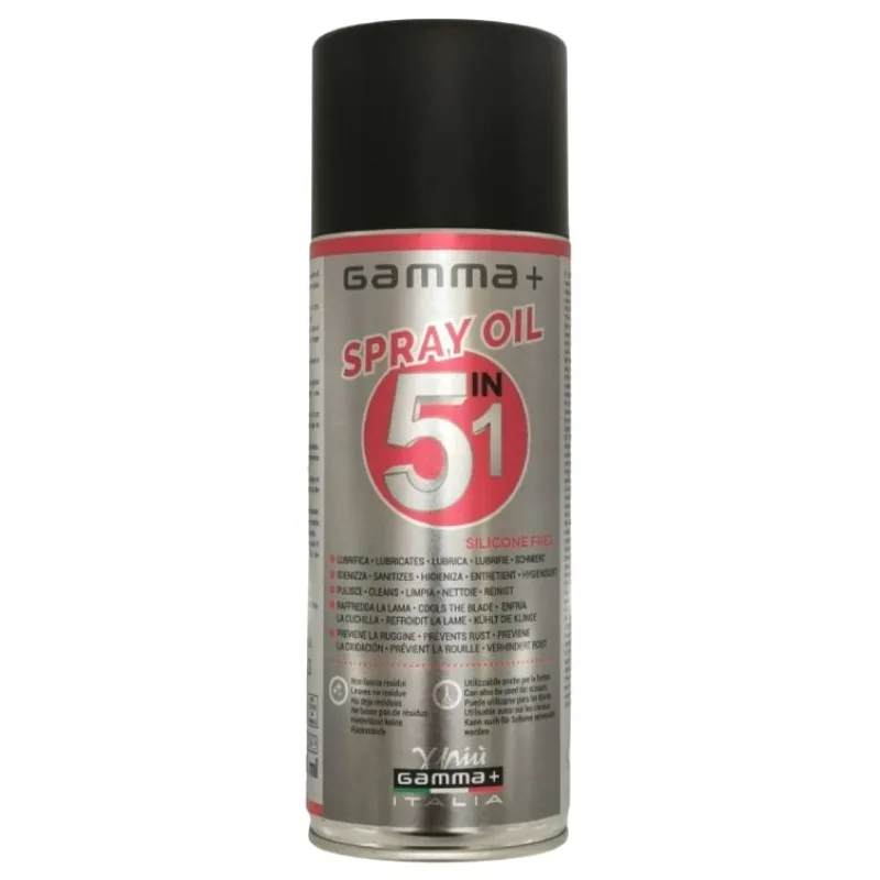 GAMMA PIÚ Gamma+ Spray Oil 5in1 - čistiaci a mazací olej na strojčeky 5v1