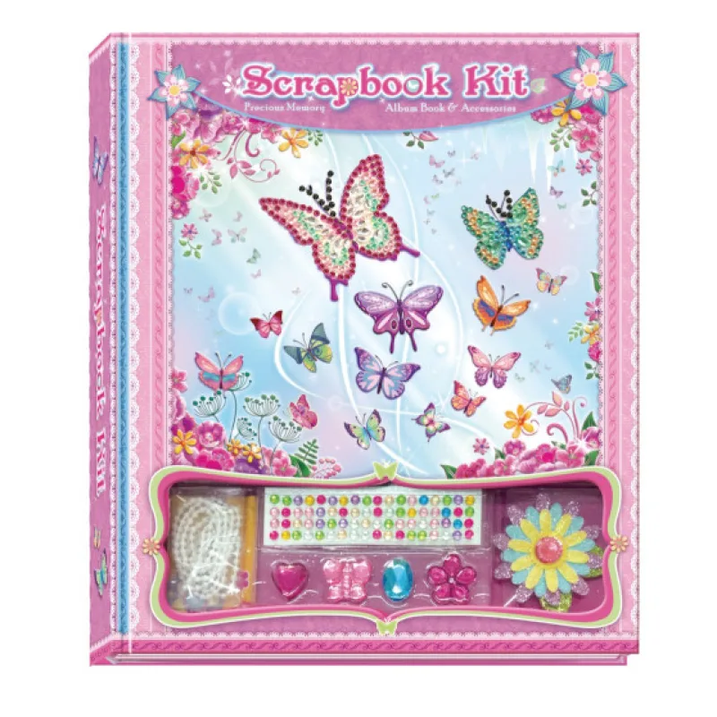 Scrapbook Kit, sada k tvorbě kreativního deníčku Motýlci