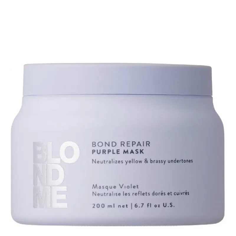SCHWARZKOPF BlondMe Purple Mask 200ml - neutralizačná maska pre ľadovo chladnú blond
