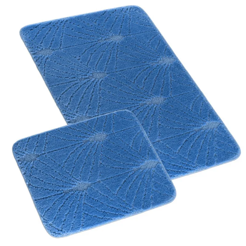 Bellatex Koupelnová sada BANY Chrpa tmavě modrá - sada 60x100, 60x50cm