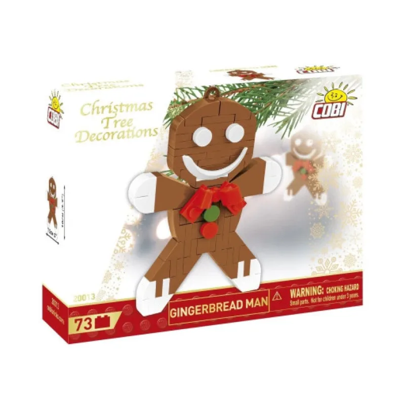 Cobi 20013 Ozdoba na stromeček Perníček, 73 kostek