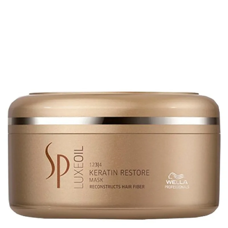 WELLA SP Luxe Oil Keratín Restore Mask 150ml - luxusná maska pre poškodené vlasy
