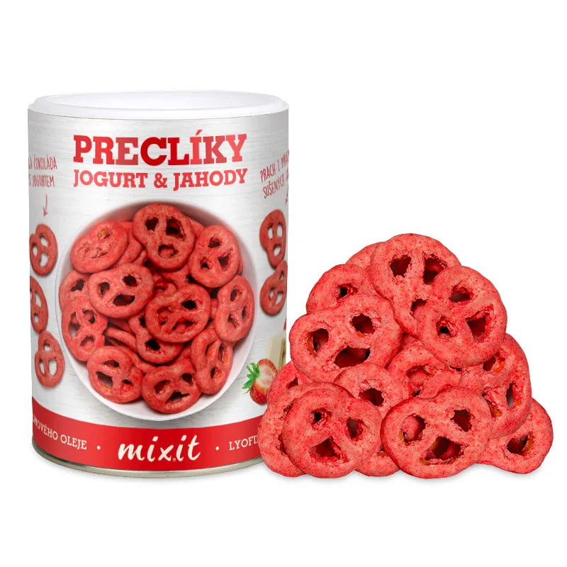 Mixit praclíky - Jogurtová čokoláda s jahodami - 250g