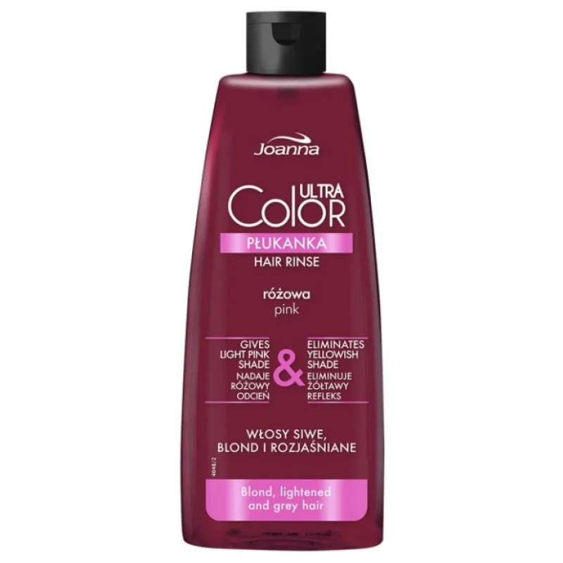 JOANNA Ultra Color PINK Hair Rinse 150ml - tónovacia vlasová voda (preliv) - ružová