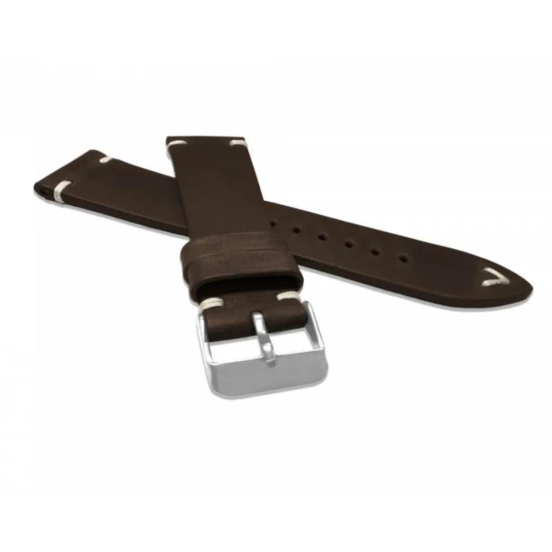 Kožený remienok na hodinky Retro Top Grain LAVVU LSNUC18