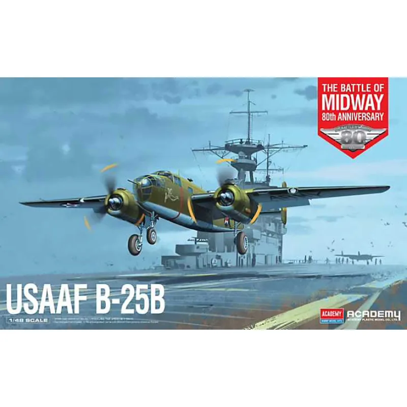 Academy Model Kit lietadlo 12336 - USAAF B-25B "Doolittle Raid" (1:48)