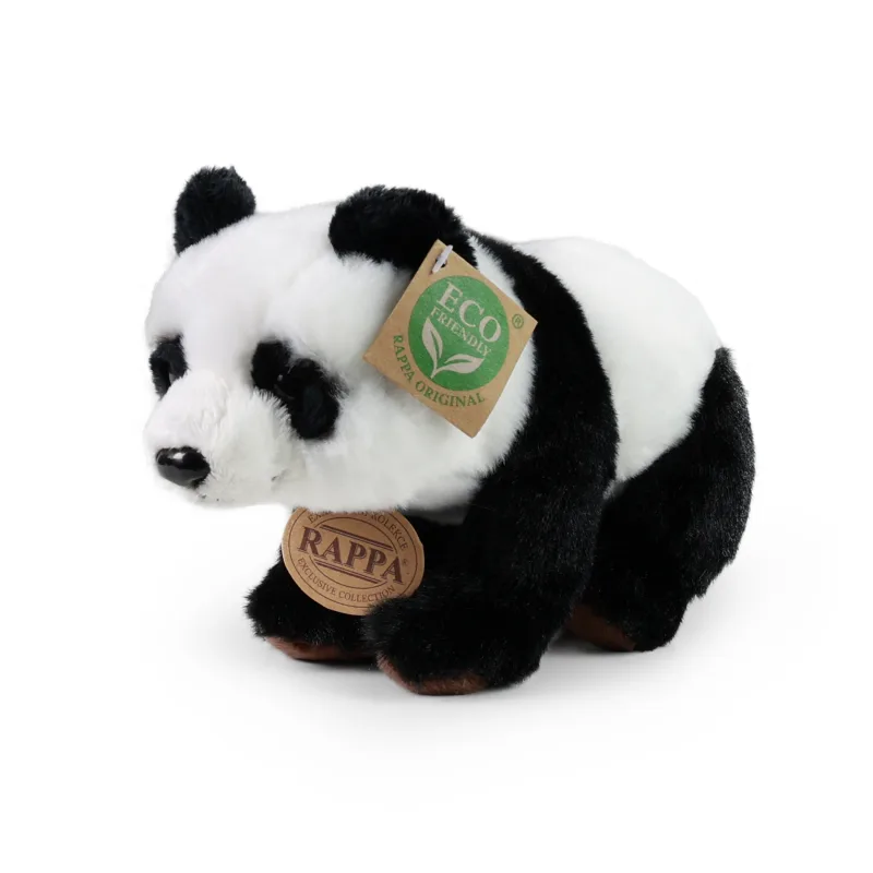Rappa Plyšová panda sediaca alebo stojaca 22 cm ECO-FRIENDLY