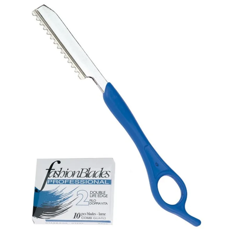 KIEPE Professional SLIM Razor set + 10 blades - efilačná britva, zrezávač vlasov