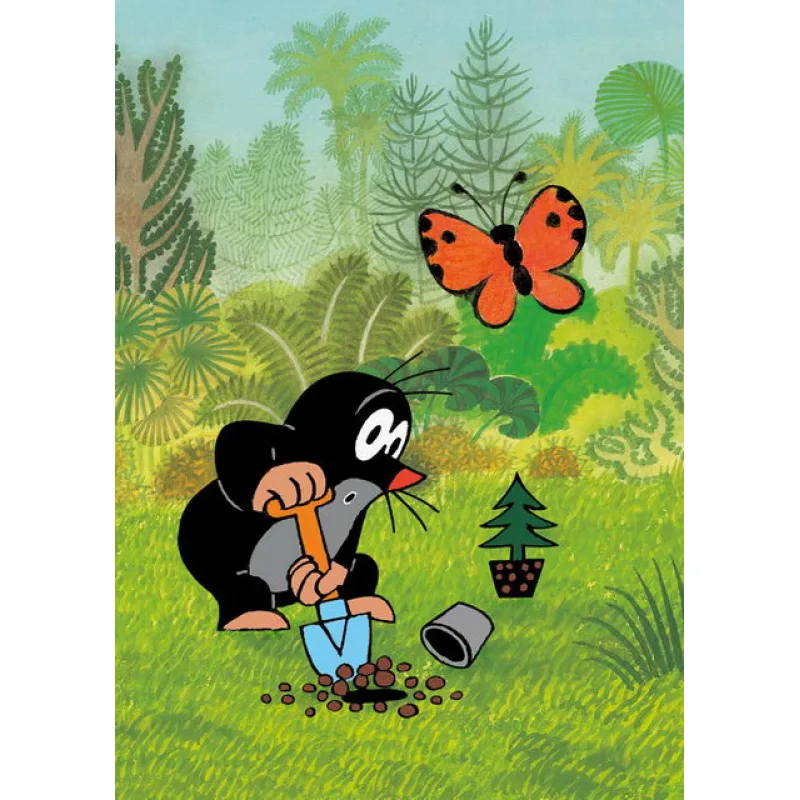 Dino Detské puzzle Dino Minipuzzle Krtko 54D