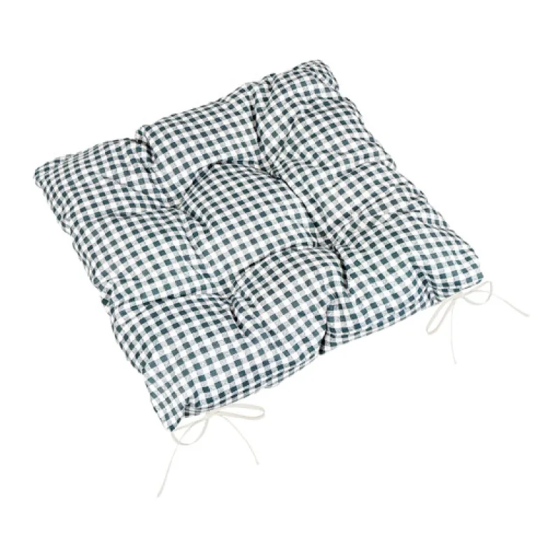 Bellatex Sedák BERTA prošívaný - Kostička Šedá a Bílá - 40x40cm