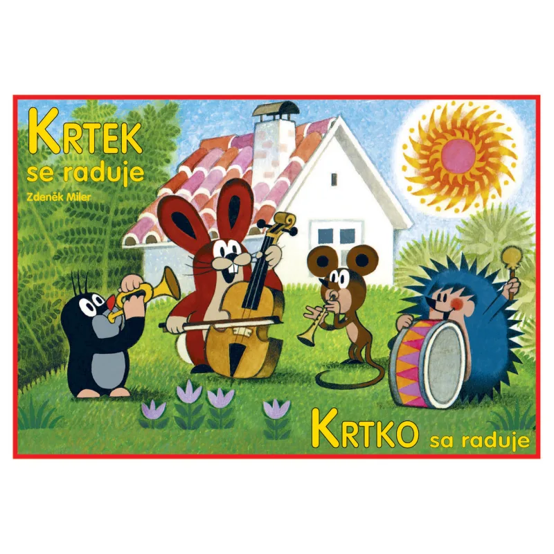 Rappa omaľovánka A5 Krtko sa raduje