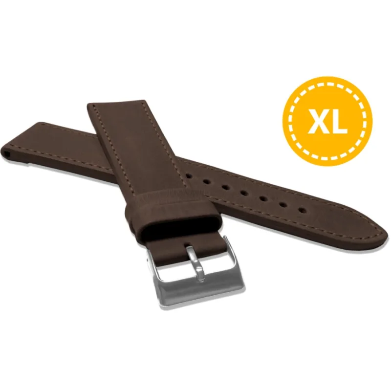 Kožený remienok na hodinky Sport Top Grain XXL LAVVU LSAXC24