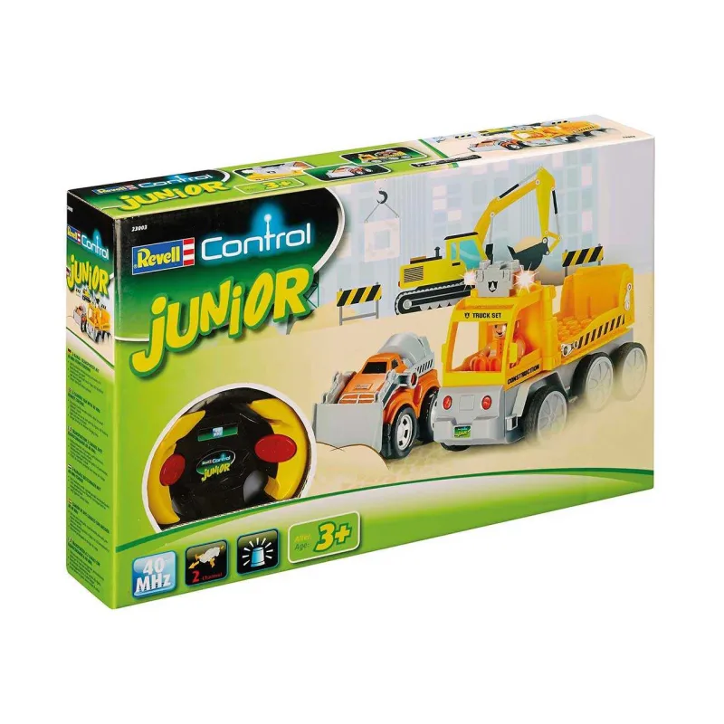 Revell Autíčko REVELL 23003 JUNIOR - Tow Loader s bagrom - 40 MHz