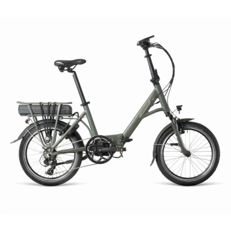 Skládací elektrokolo Estoril SIENNA TN 7spd, 36V, 13 A, středový motor, army green