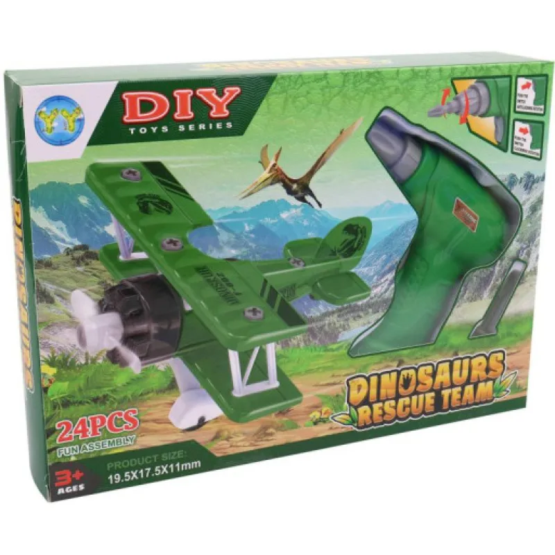 DIY Letadlo ke šroubování s vrtačkou, na setrvačník