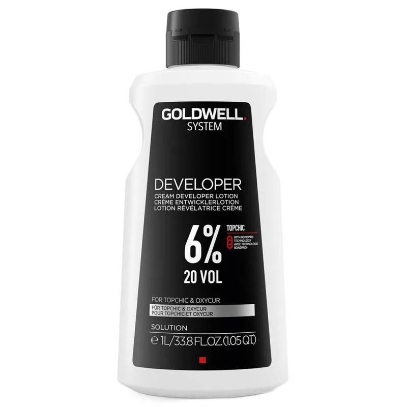 GOLDWELL Topchic Developer Lotion 6% (vol20) - krémový peroxid vodíkov 1000ml
