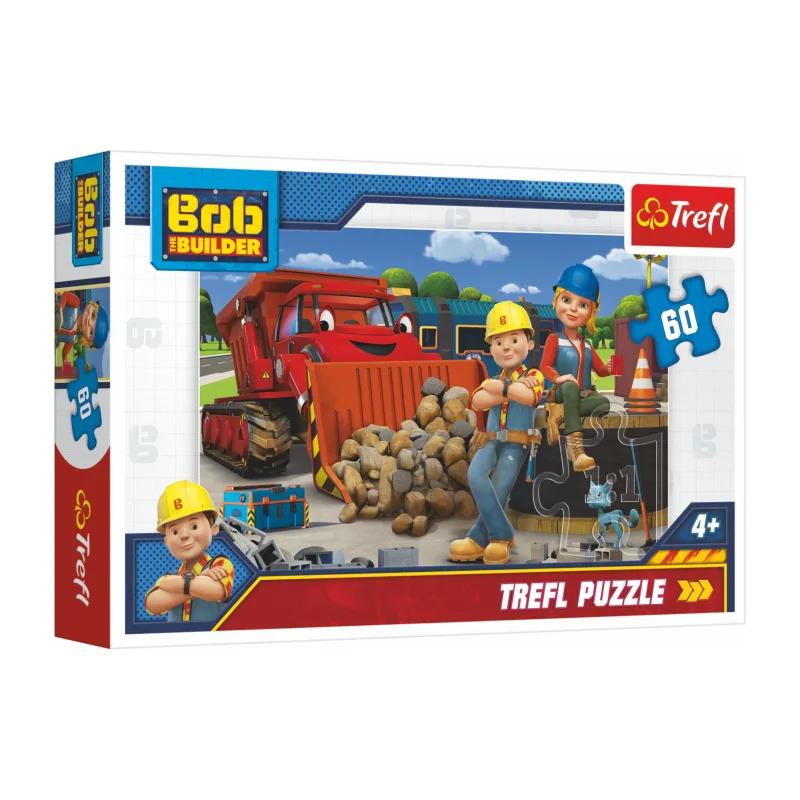 Trefl Puzzle Bob a Wendy/Bob Staviteľ 33x22cm 60 dielikov v krabici 21x14x4cm