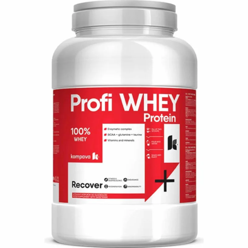 Kompava Profi WHEY Protein, raffaelo, 2000g