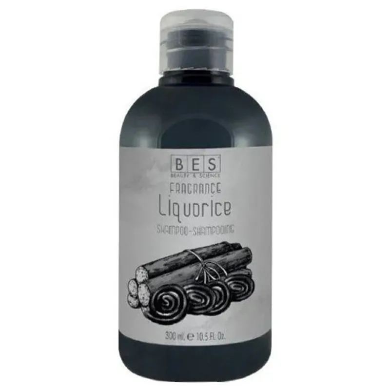 BES Fragrance Liquorice Shampoo 300ml - vlasový šampón s vôňou sladkého drievka