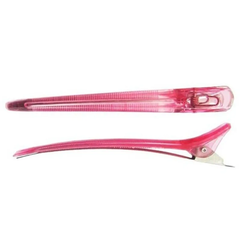 DUKO-EXIM DUKO 2426 Control Clip 1ks - kadernícka spona 11,5 cm - nerez kov + priehľadný plast