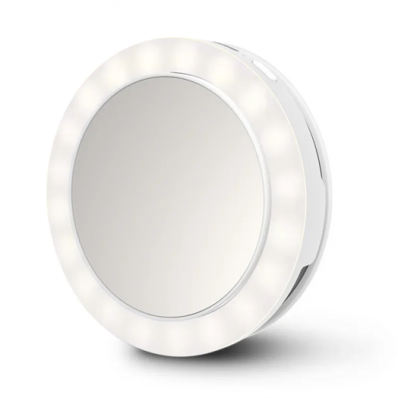 MEDISANA ECOMED CM-20E Selfie Mirror - kompaktné selfie zrkadlo s LED osvetlením - priemer 9cm