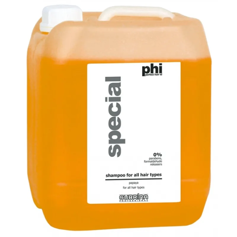 SUBRÍNA PHI Shampoo for All Hair Types Papaya 5000ml - ovocný šampón na vlasy