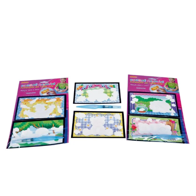 SMT Creatoys Kúzelné maľovanie vodou 2ks v sáčku 17x28cm