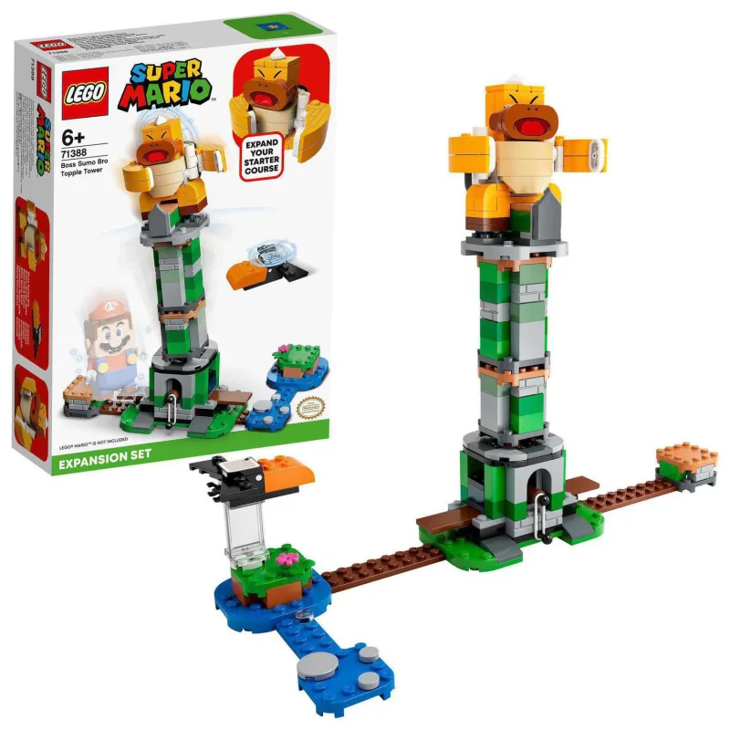 LEGO Rozširujúca sada LEGO Super Mario 71388 Boss Sumo Bro a padajúca veža