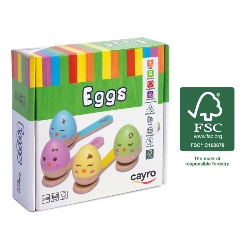 Cayro - Eggs (Drevené vajíčka)