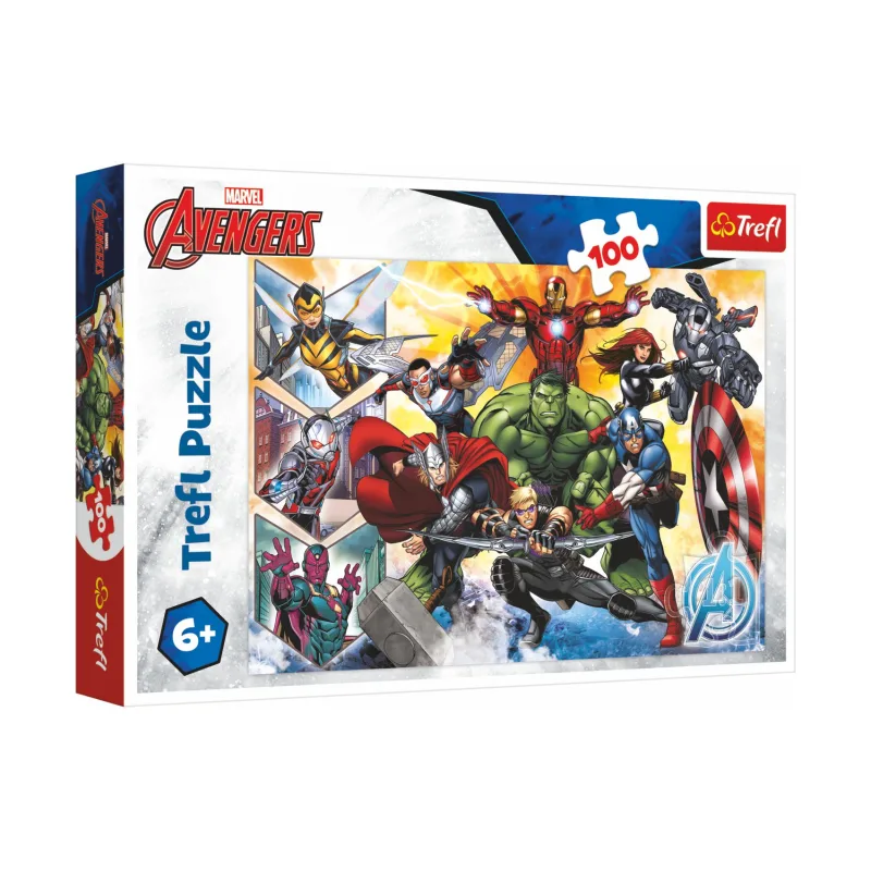 Trefl Puzzle Sila Avengers/Disney Marvel The Avengers 100 dielikov 41x27,5cm v krabici 29x19x4cm