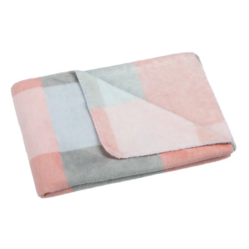 Bellatex dětská přikrývka Korall micro, Kostka růžová - 100x150 cm