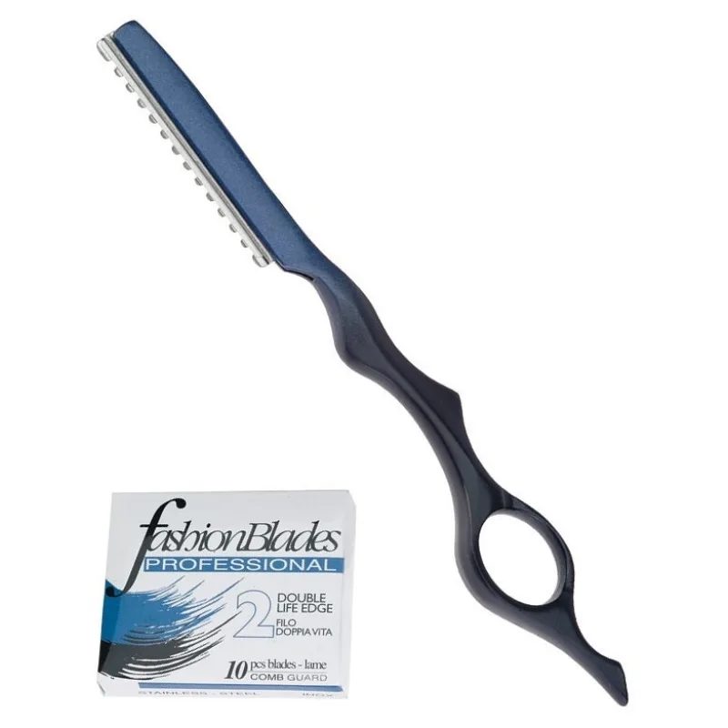 KIEPE Professional ERGOS Razor set + 10 blades - efilačná britva, zrezávač vlasov