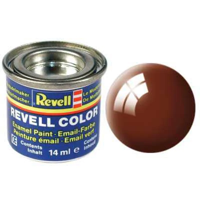 Revell Farba emailová - 32180: lesklá blatovo hnedá (mud brown gloss)
