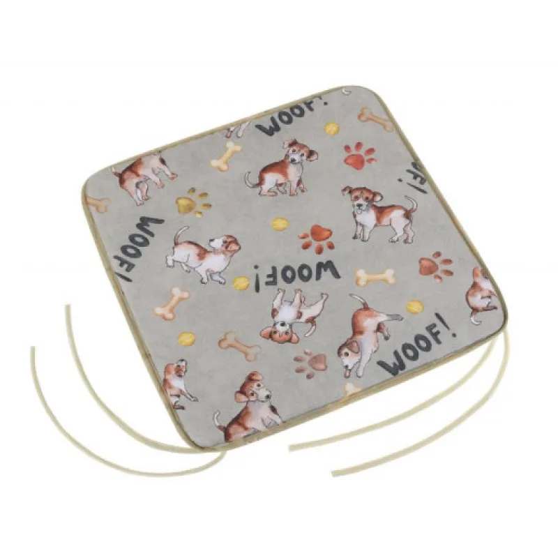 Bellatex Sedák EMA hladký, Pejsek - 40x40 cm