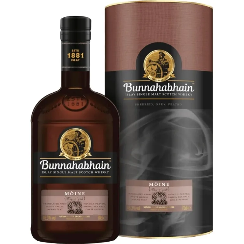 Bunnahabhain Moine Islay Single Malt Scotch Whisky 46,3% 0,7 l (tuba)