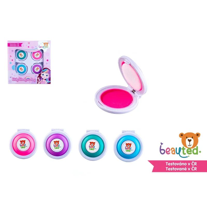 beauted Kriedy/Krieda na vlasy beauted 4ks plast v krabičke 18x18x4cm