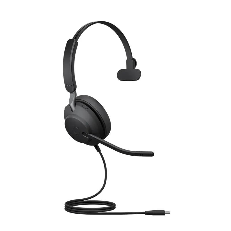 Jabra Evolve2 40 SE/Mono/USB-C/Drát/Černá 24189-889-889