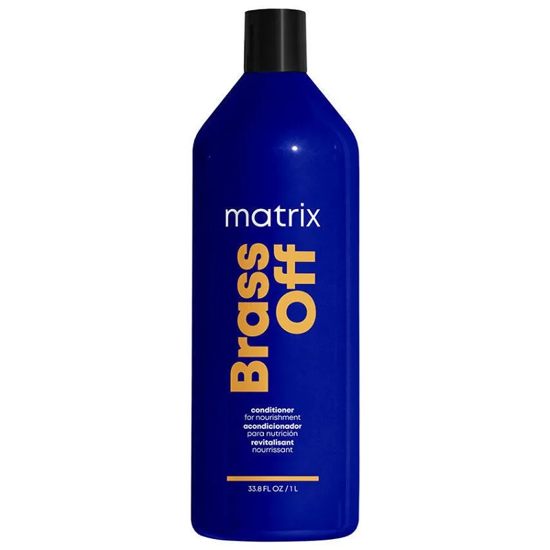 MATRIX Brass Off Blue Conditioner 1000ml - kondicionér proti mosadzným a medeným tónom