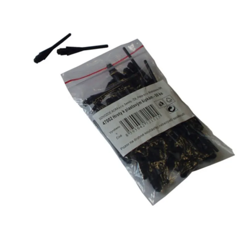 Plasové hroty k šipkám, Sada 50 hrotů