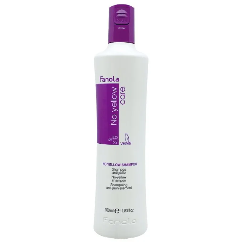 FANOLA No Yellow Shampoo 350ml - šampón pre blond, melírované a šedivé vlasy
