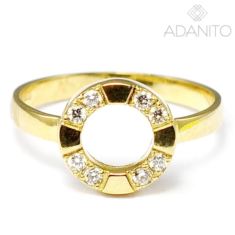 Zlatý briliantový prsteň ADANITO ZSPA19