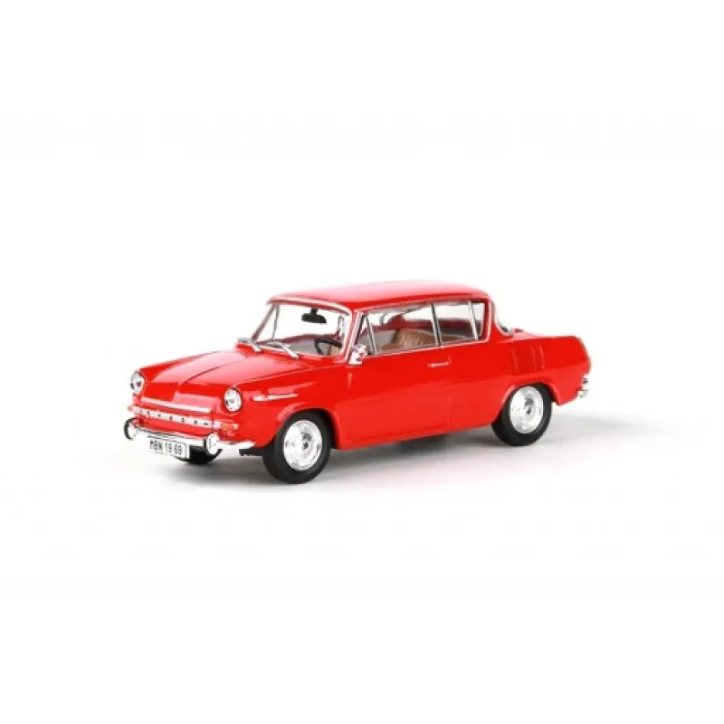 Abrex Škoda 1100MBX (1969) Červená Oranžová 1:43