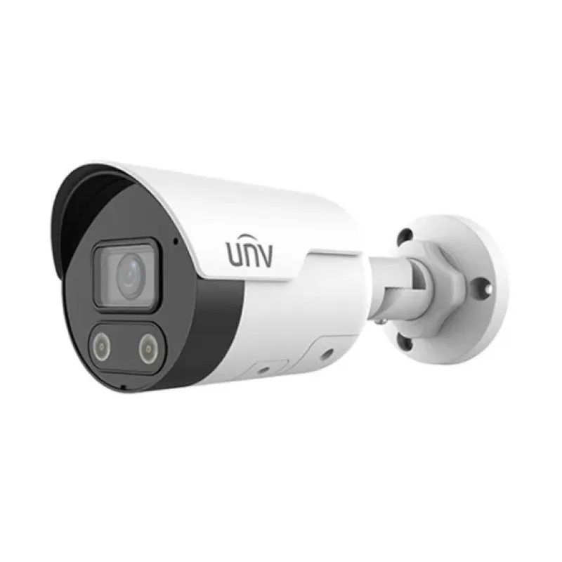 Uniview IPC2122LE-ADF28KMC-DL, 2Mpix IP kamera, bullet, objektiv 2,8 mm (106,7°), IR+bílý přísvit 30 IPC2122LE-ADF28KMCDL