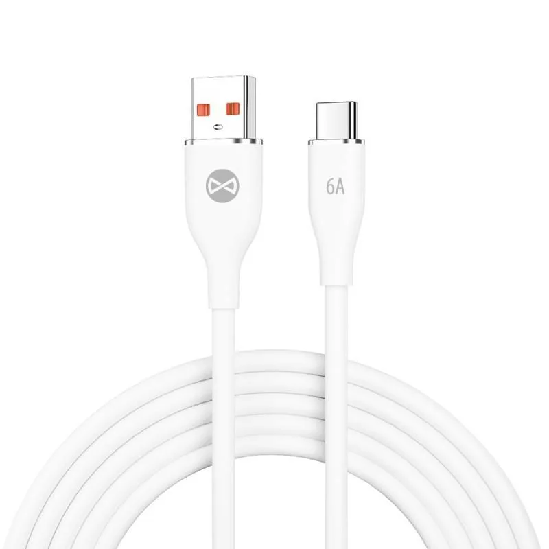 Datový kabel Forever USB/USB-C 1m 66W bílý GSM177581