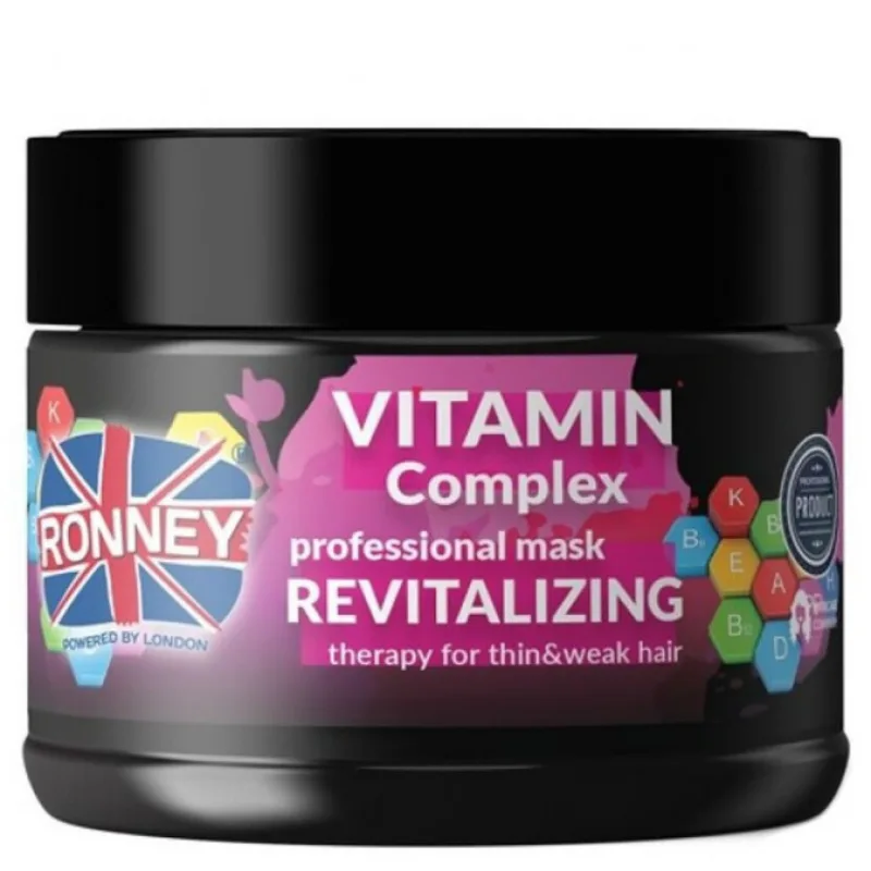 RONNEY Vitamín Complex Mask 300ml - revitalizačná maska na tenké a slabé vlasy