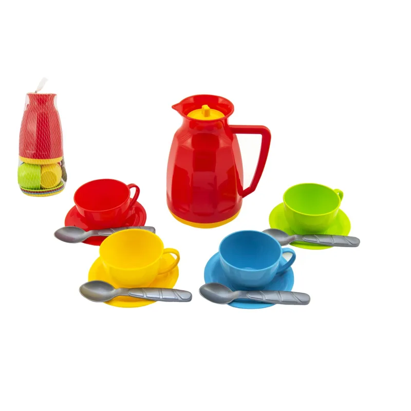 Teddies Sada riadu na čaj plast 13ks v sieťke 11x20x11cm 12m+