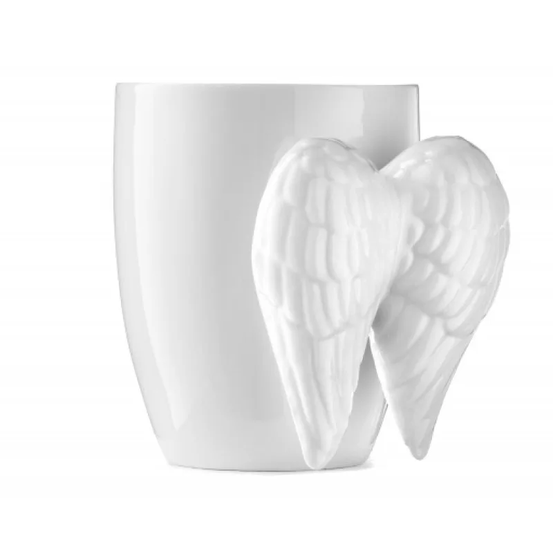 Gadget Master Velký hrnek Andělská křídla, Bílá 450 ml.